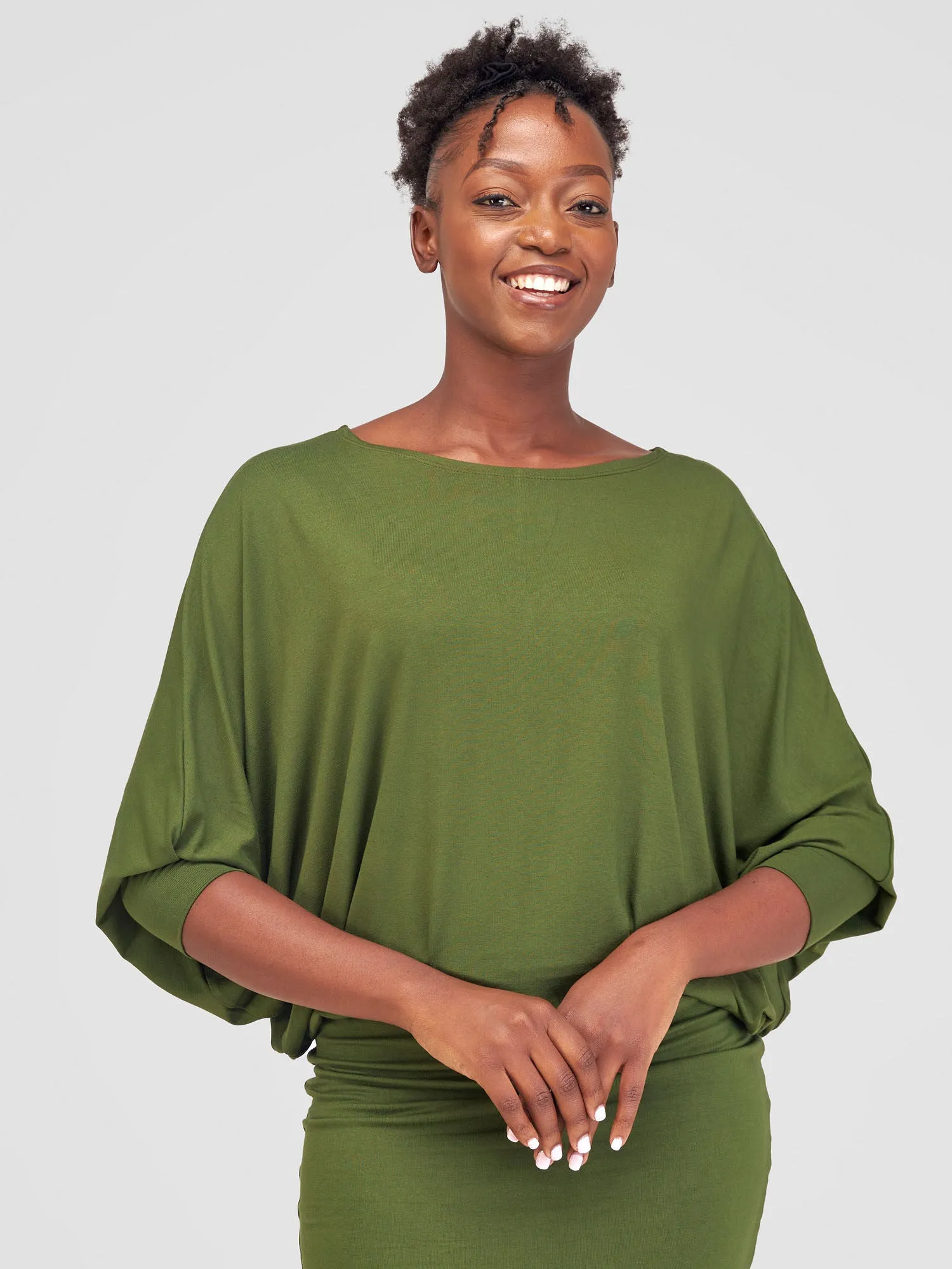 Vivo Basic Tolani Jersey Dress - Hunters Green