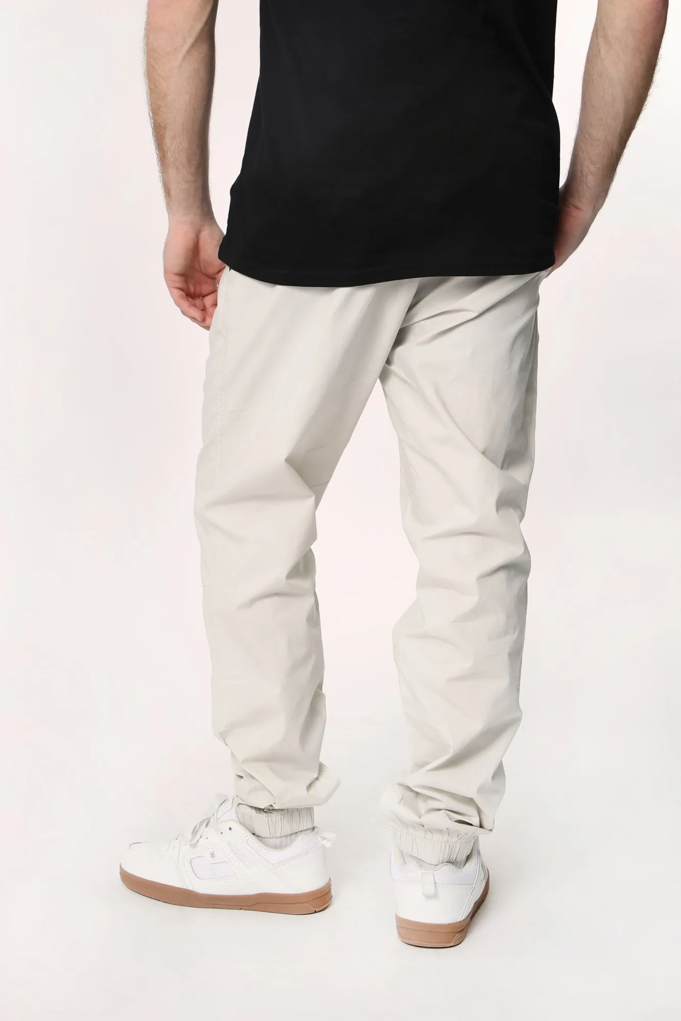 West49 Mens Relaxed Poplin Jogger