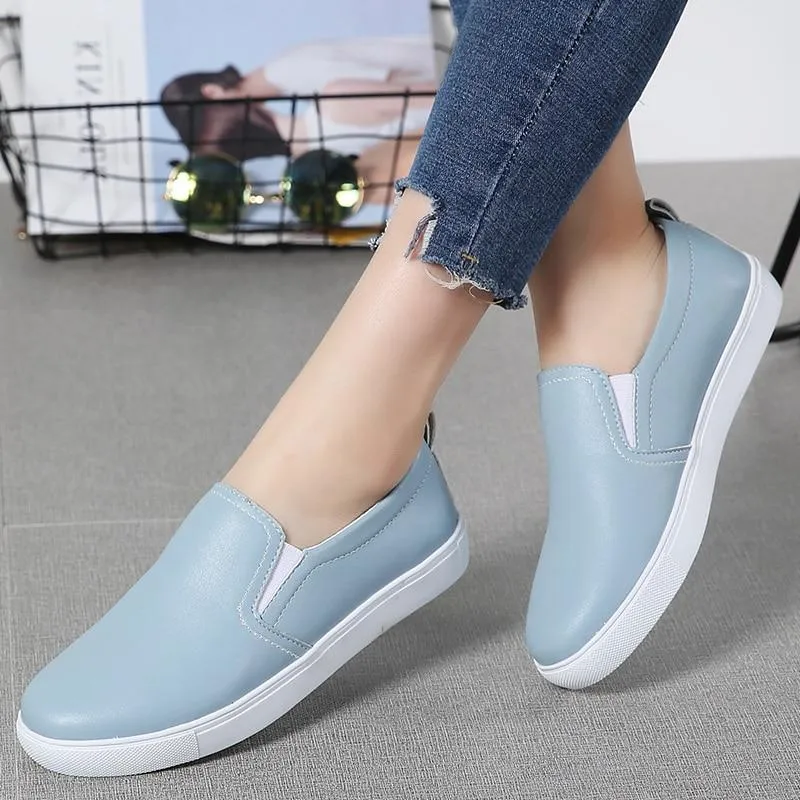 Women Spring Leather Shoes