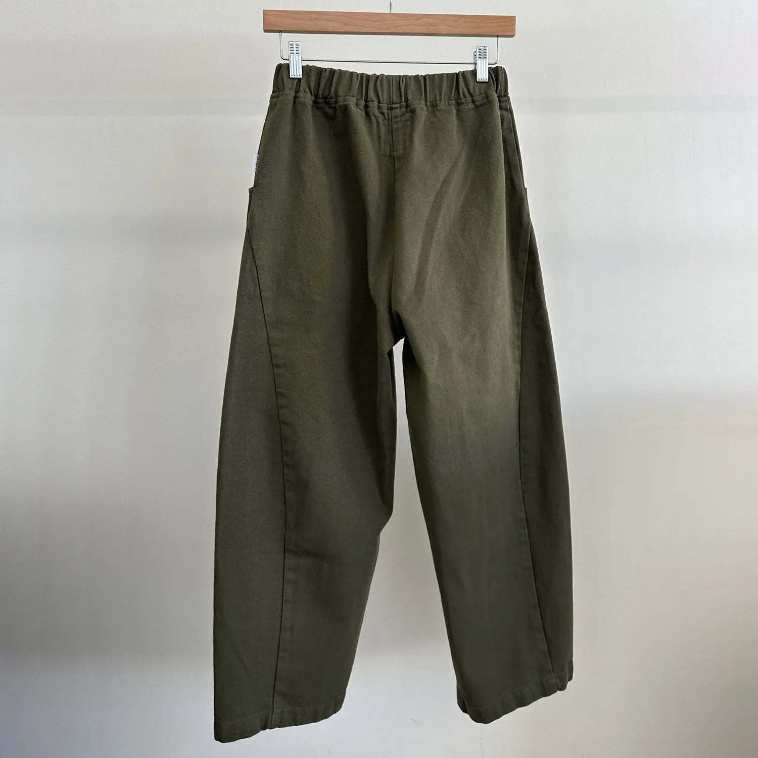 Womens Cotton Arc Pants - Olive Canvas