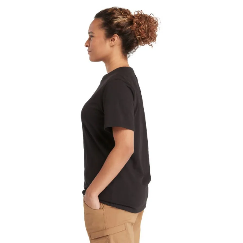 Women's Timberland PRO Cotton Core Short-Sleeve T-Shirt TB0A6D7X001 - Black