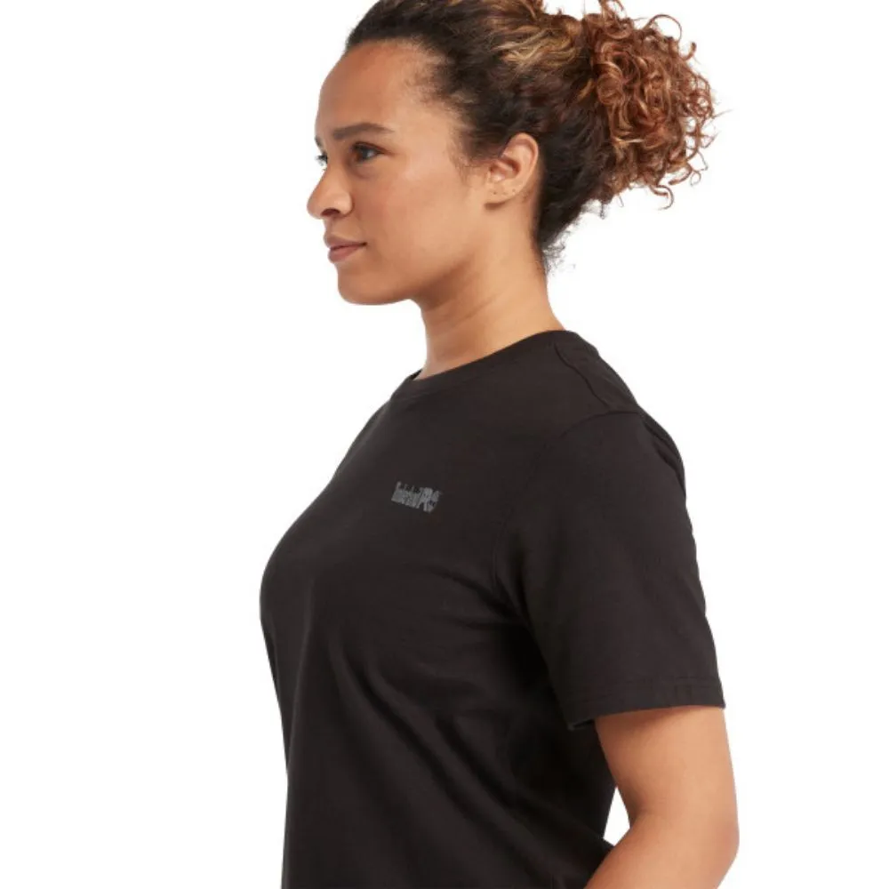 Women's Timberland PRO Cotton Core Short-Sleeve T-Shirt TB0A6D7X001 - Black