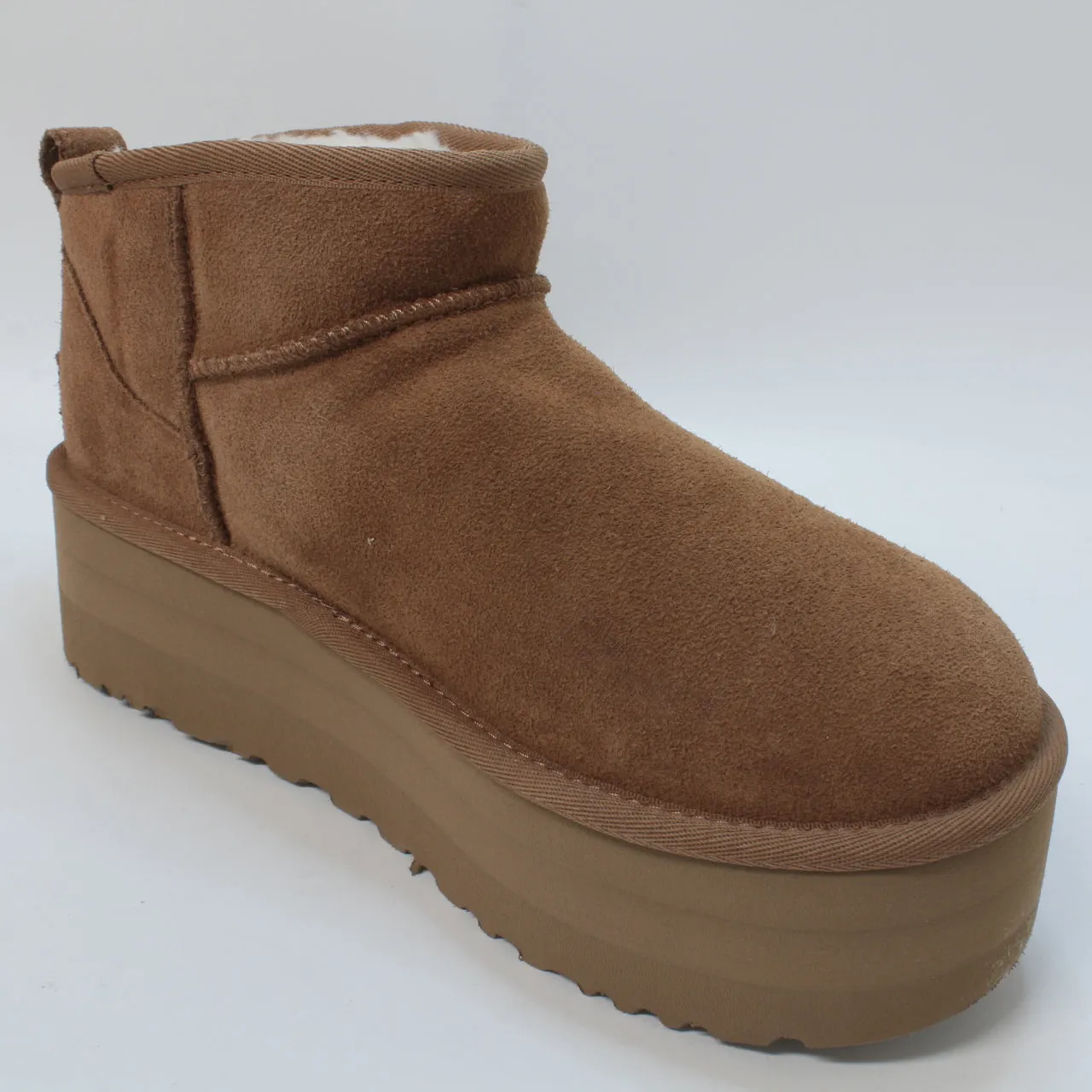 Womens UGG Classic Ultra Mini Platform Chestnut Uk Size 6