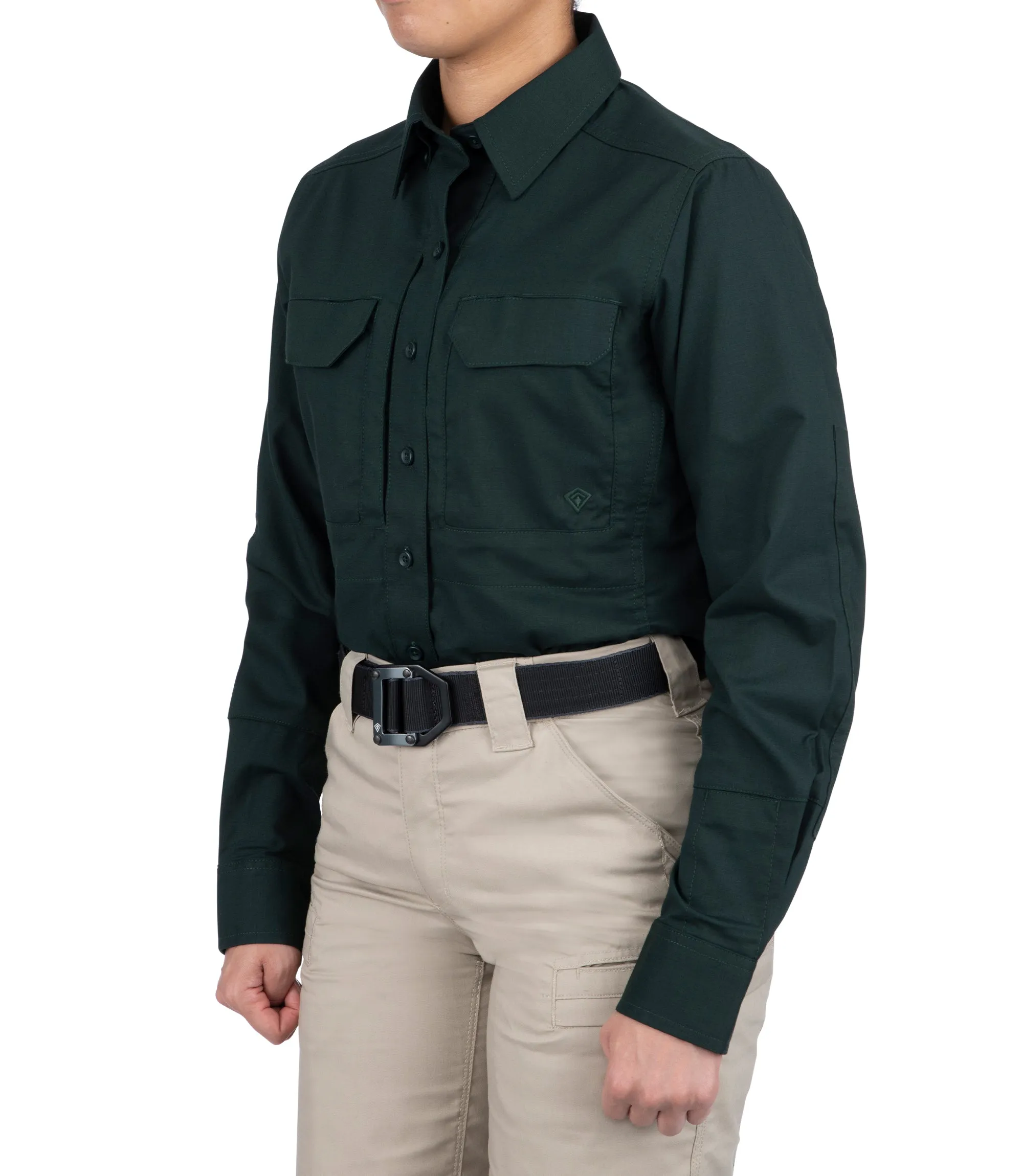 Women's V2 Tactical Long Sleeve Shirt - Spruce Green